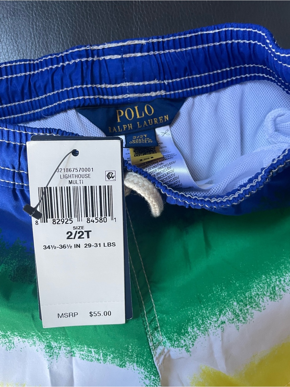 Polo Ralph Lauren - Boys Multicolored Swim Trunks - 2T - NWT - Picture 3 of 3